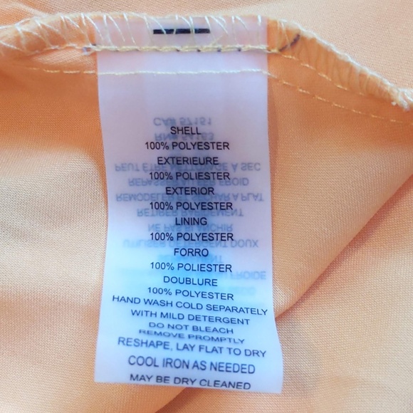 Vince Camuto Yellow Chiffon Fit and Flare Floral Dress - Picture 12 of 13